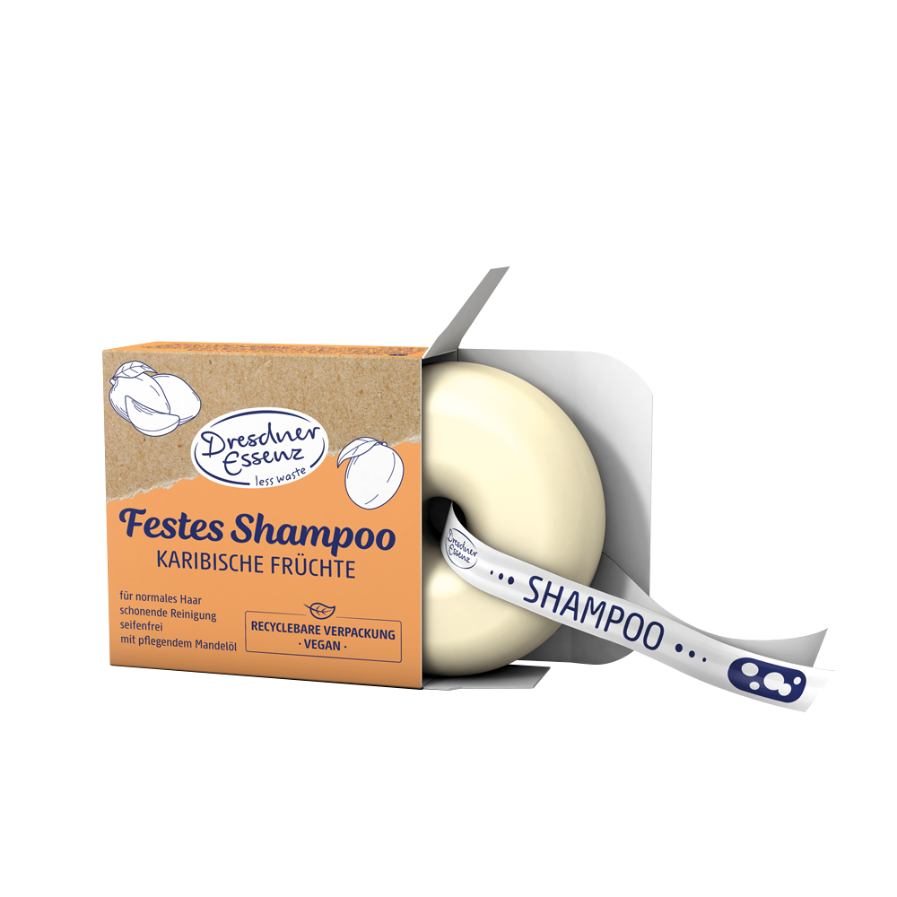 Produktbild Festes Shampoo Karibische Früchte (Vorderseite)