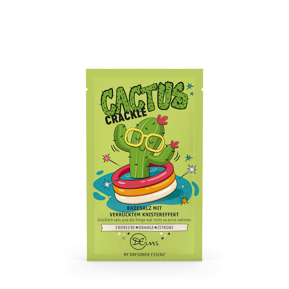 Produktbild Knister-Badesalz Cactus Crackle (Vorderseite)