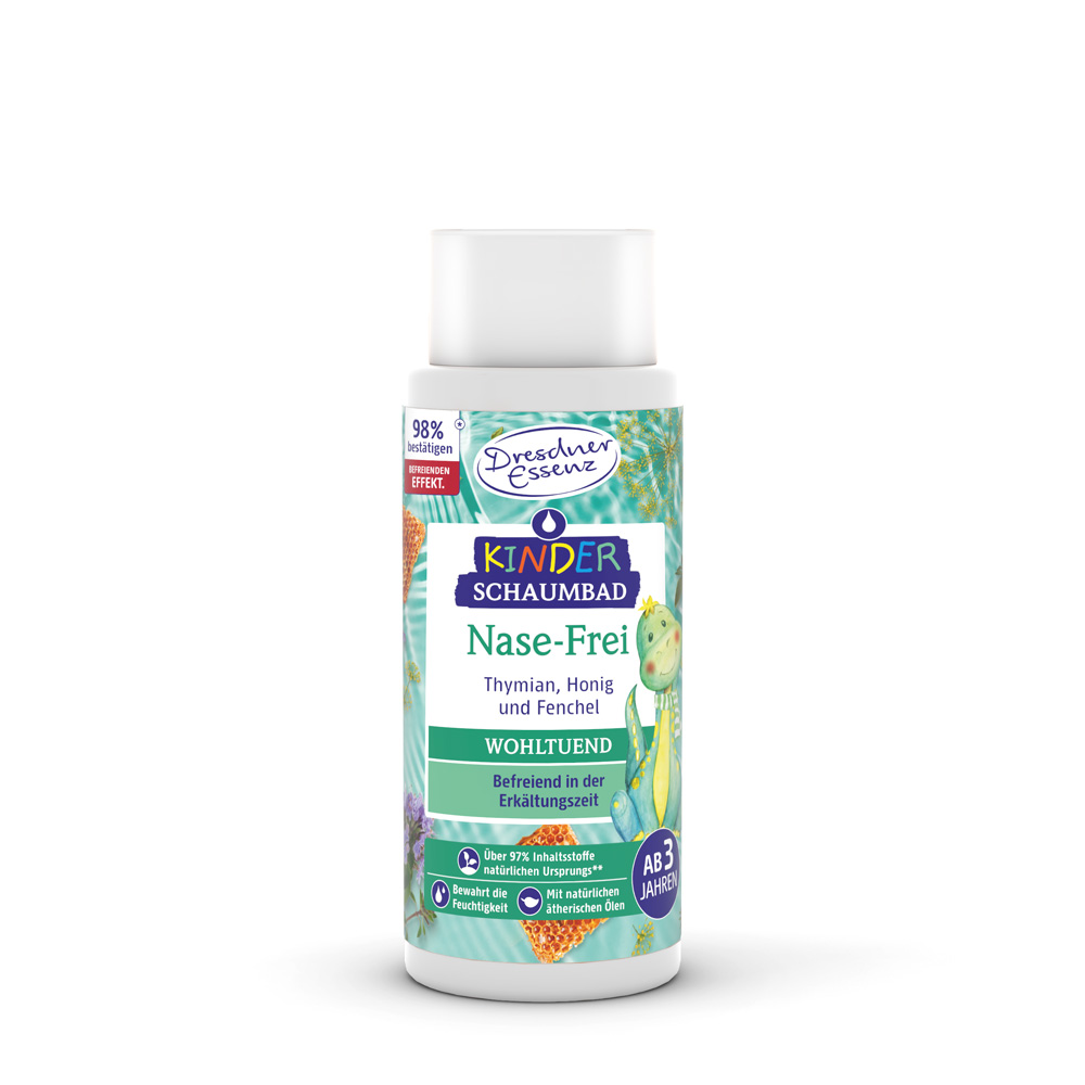 Produktbild Kinder-Schaumbad Nase frei 300ml (Rückseite)
