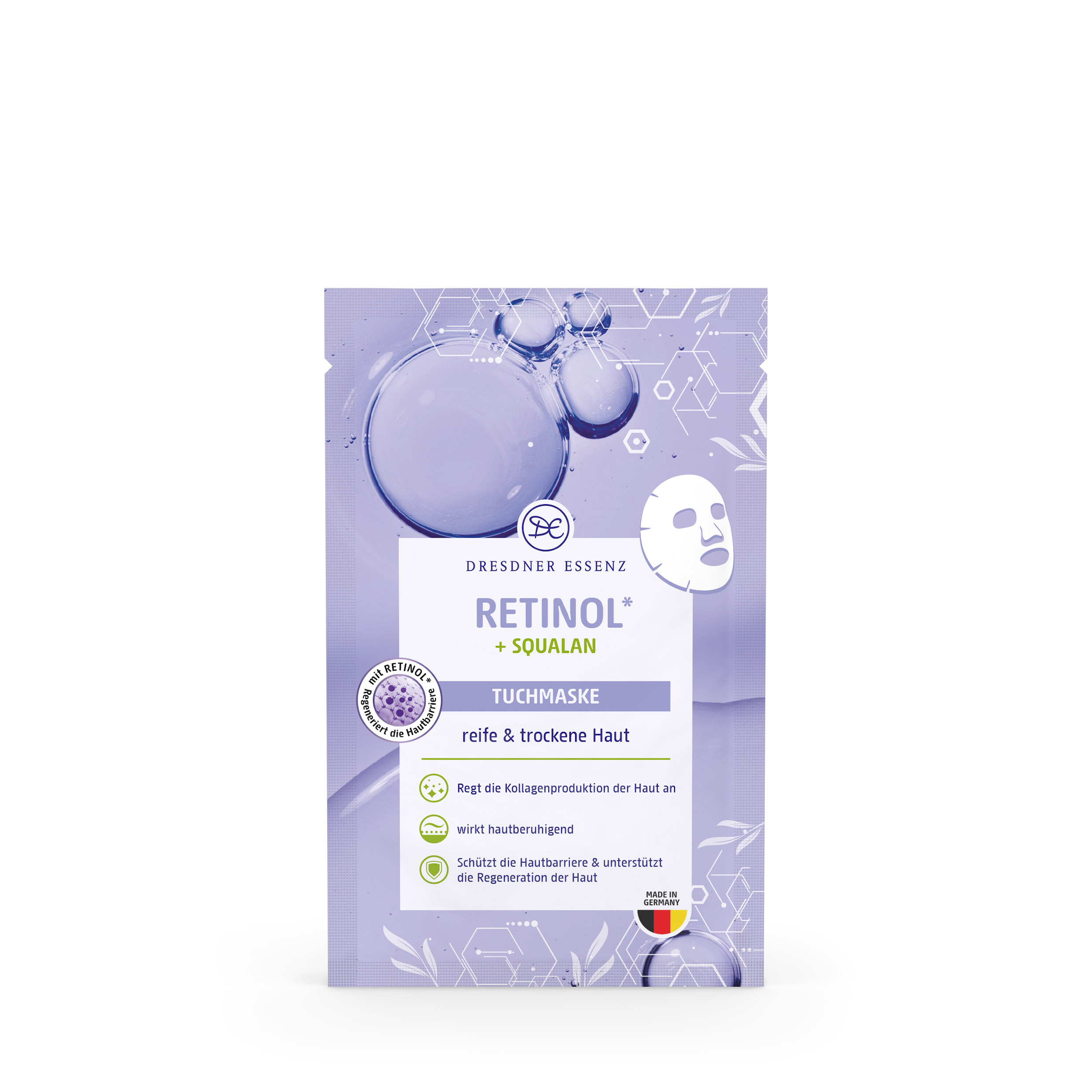 Retinol Tuchmaske Produktbild Retinol Tuchmaske (Vorderseite)