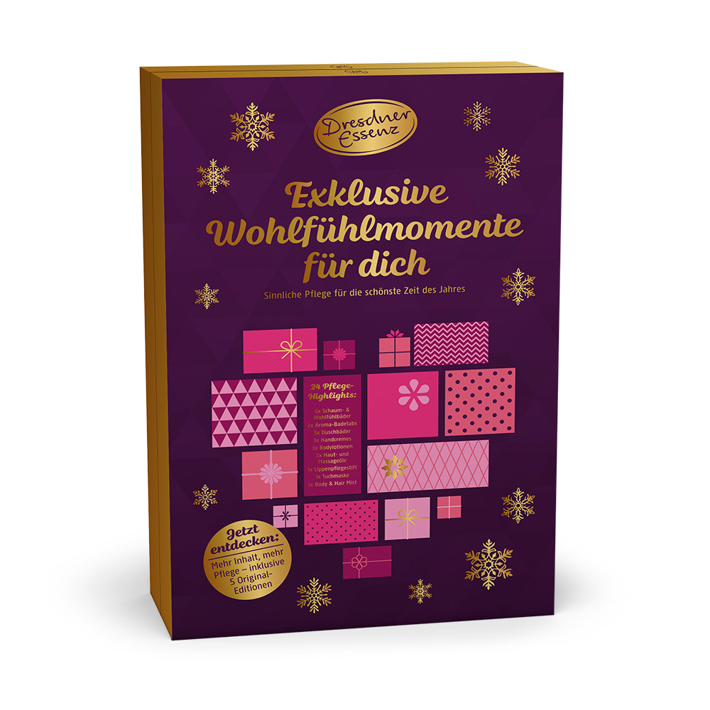 Produktbild Dresdner Essenz Adventskalender 2025 (Vorderseite)