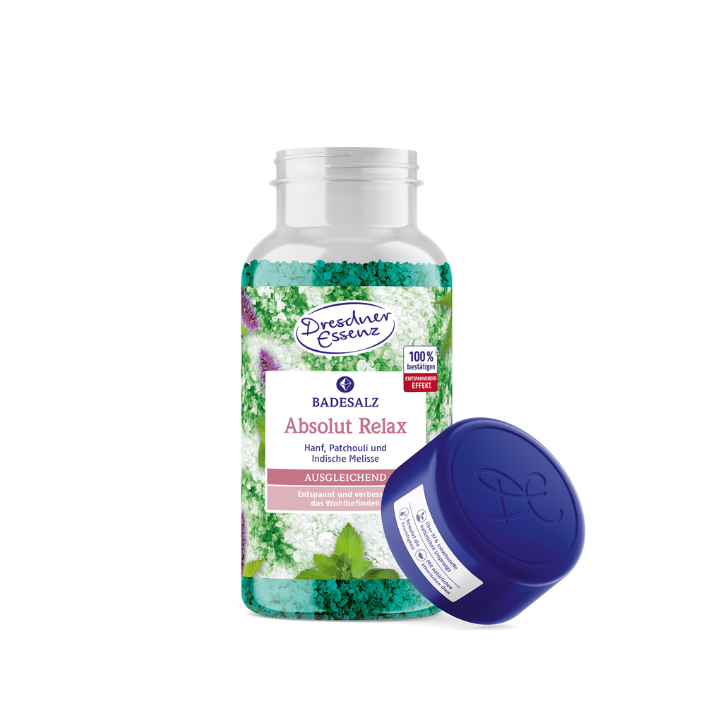 Produktbild Badesalz Absolut Relax 600g (Vorderseite)