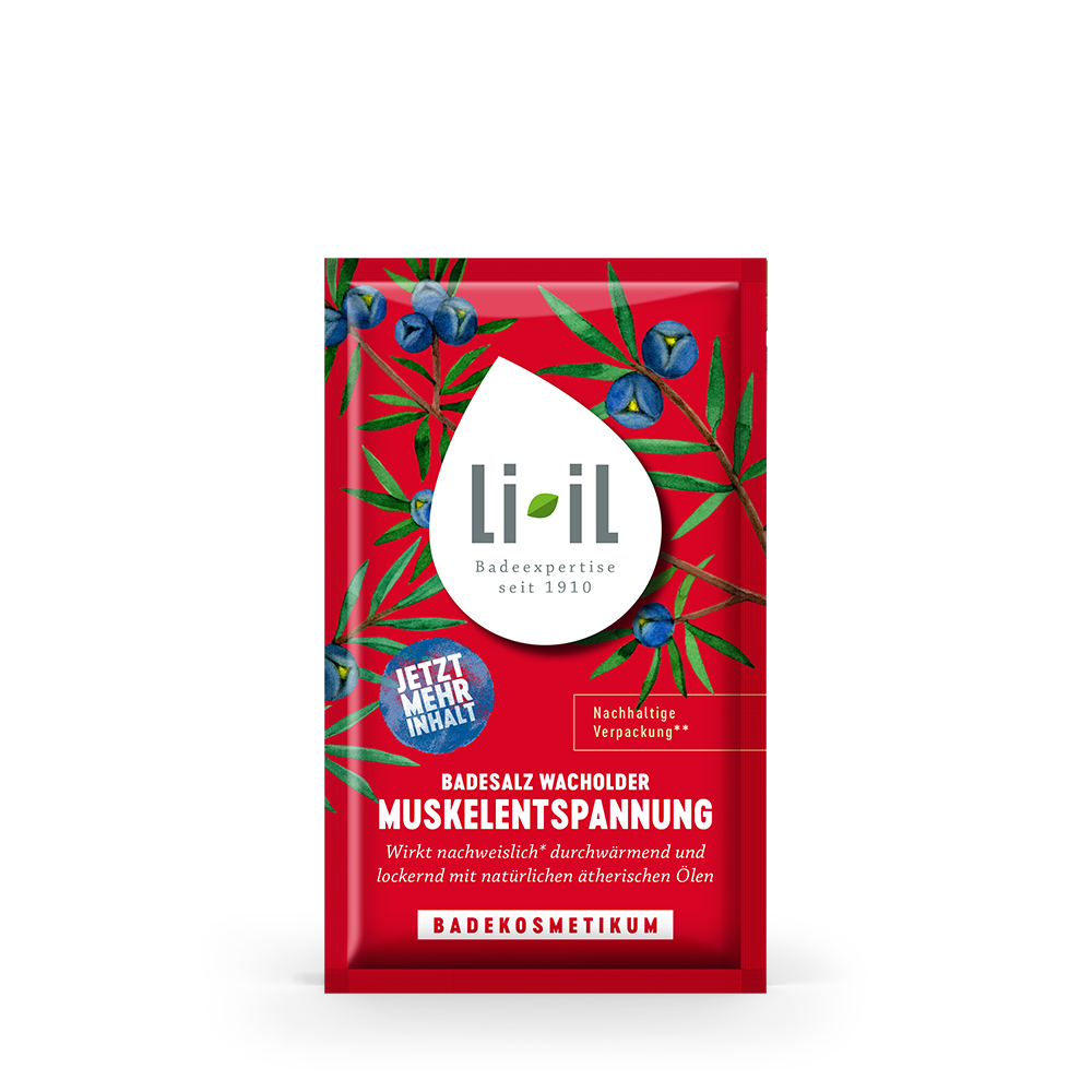 Produktbild Li-iL Badesalz Wacholder Muskelentspannung (Vorderseite)