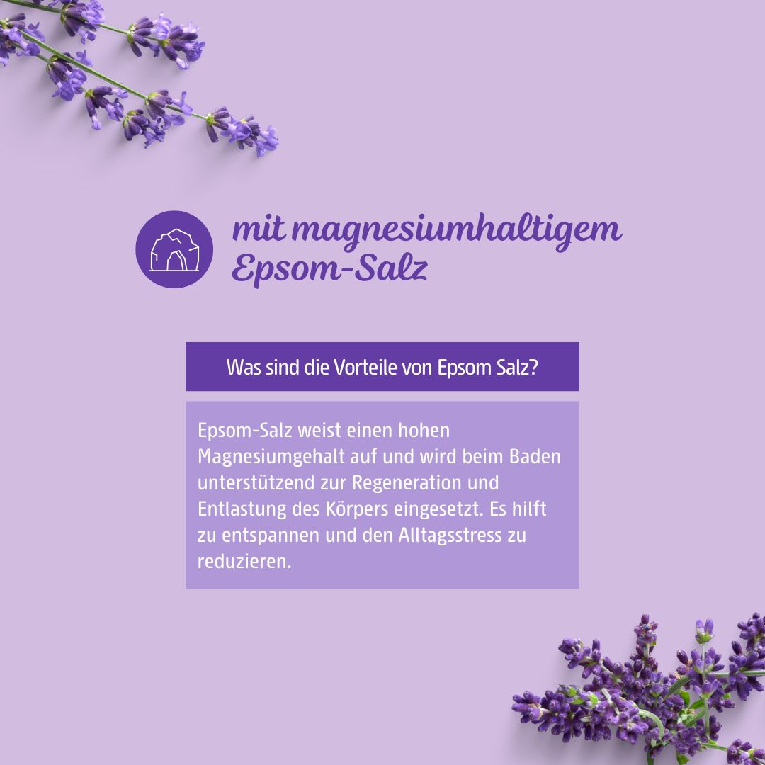 Vorteile des Epsom Salzes