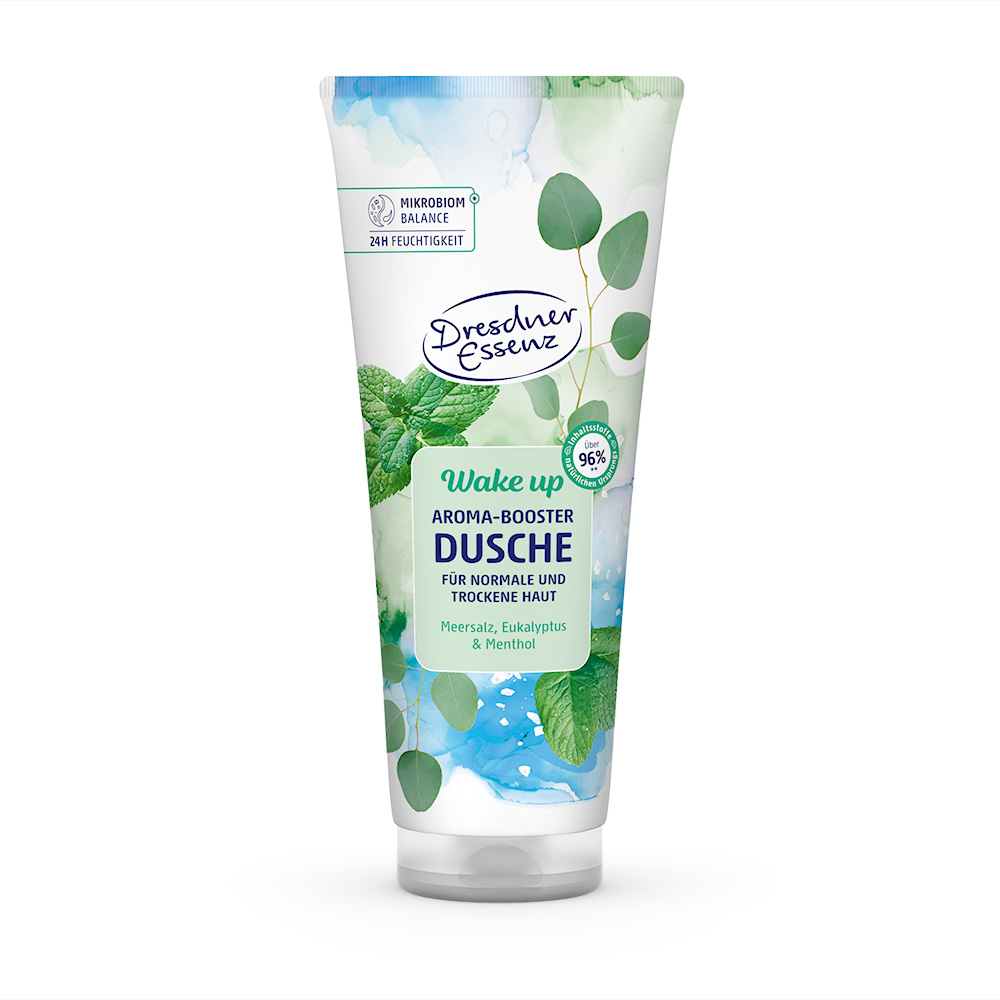 Produktbild Aroma-Booster Duschgel Wake up (Vorderseite)