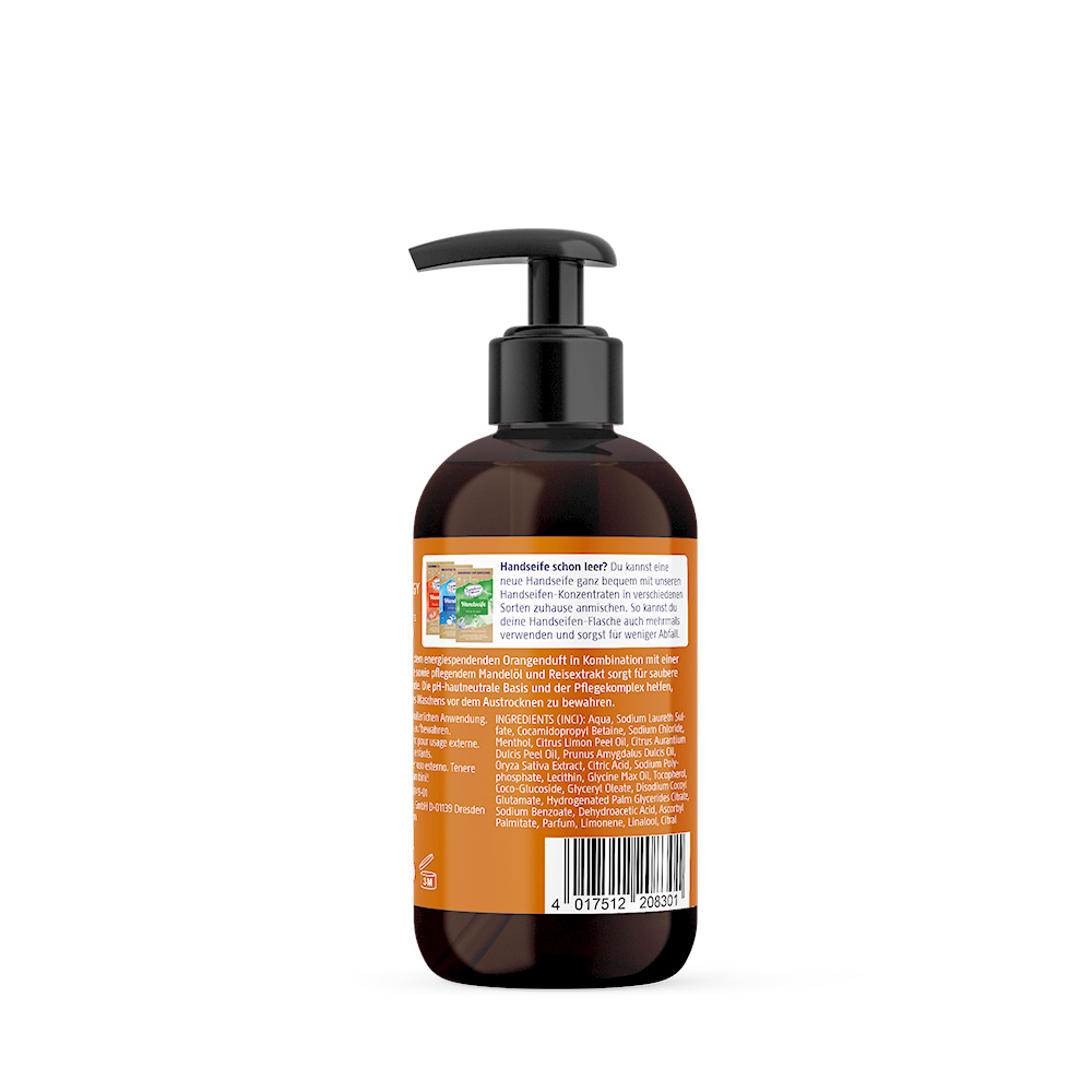 Produktbild Handseife Refresh und Energy (Rueckseite)