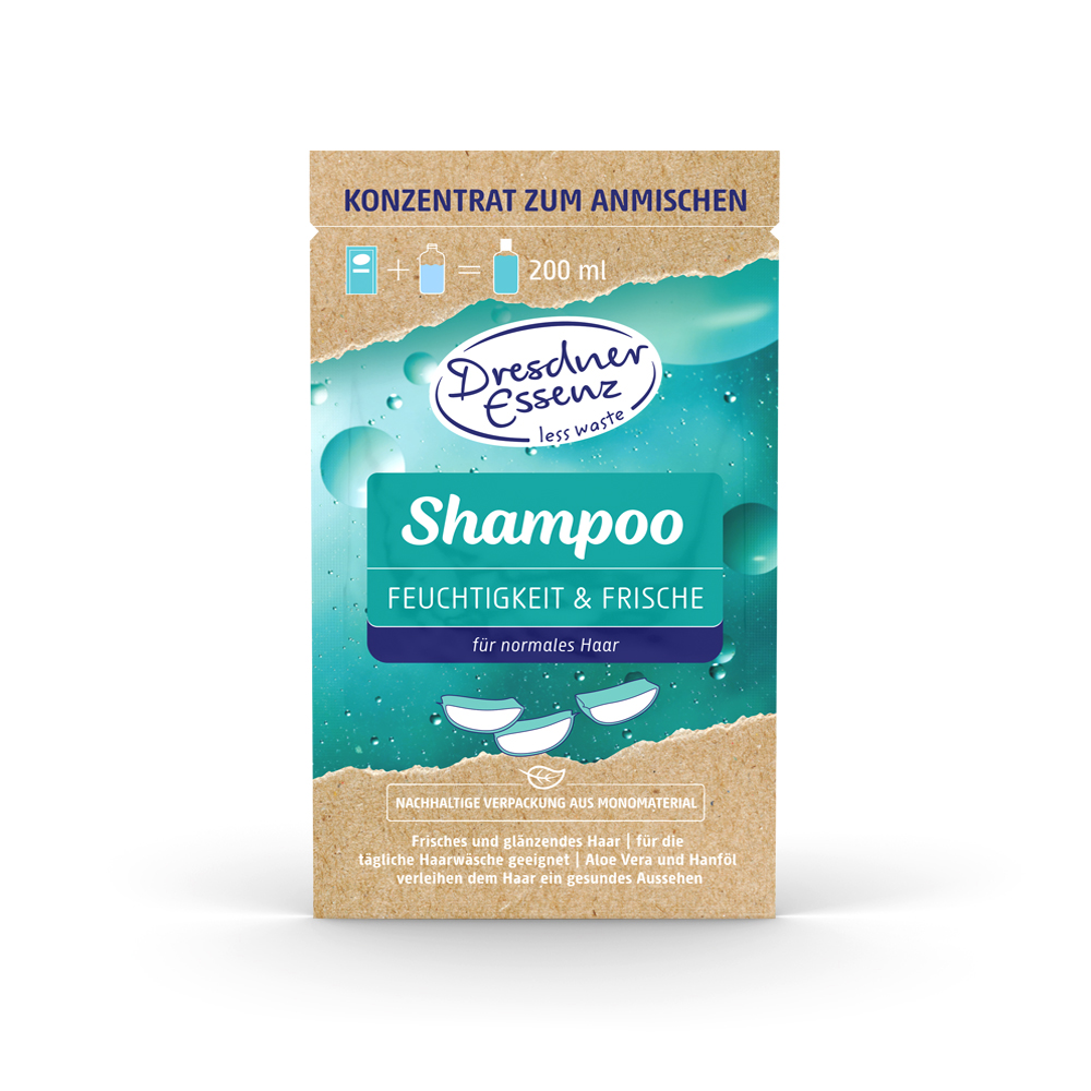 Produktbild Shampoo Konzentrat Feuchtigkeit und Frische (Vorderseite)