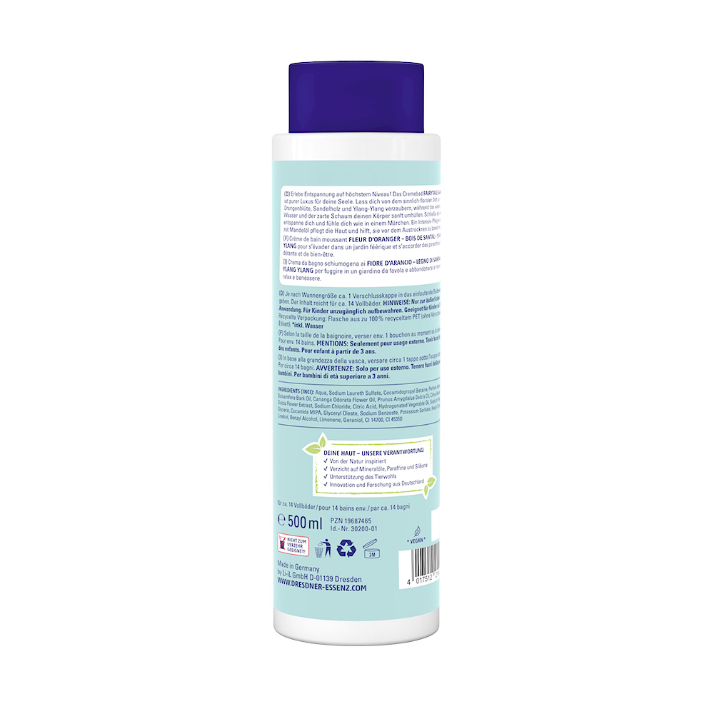 Produktbild Cremebad Fairytale Garden (Rückseite)