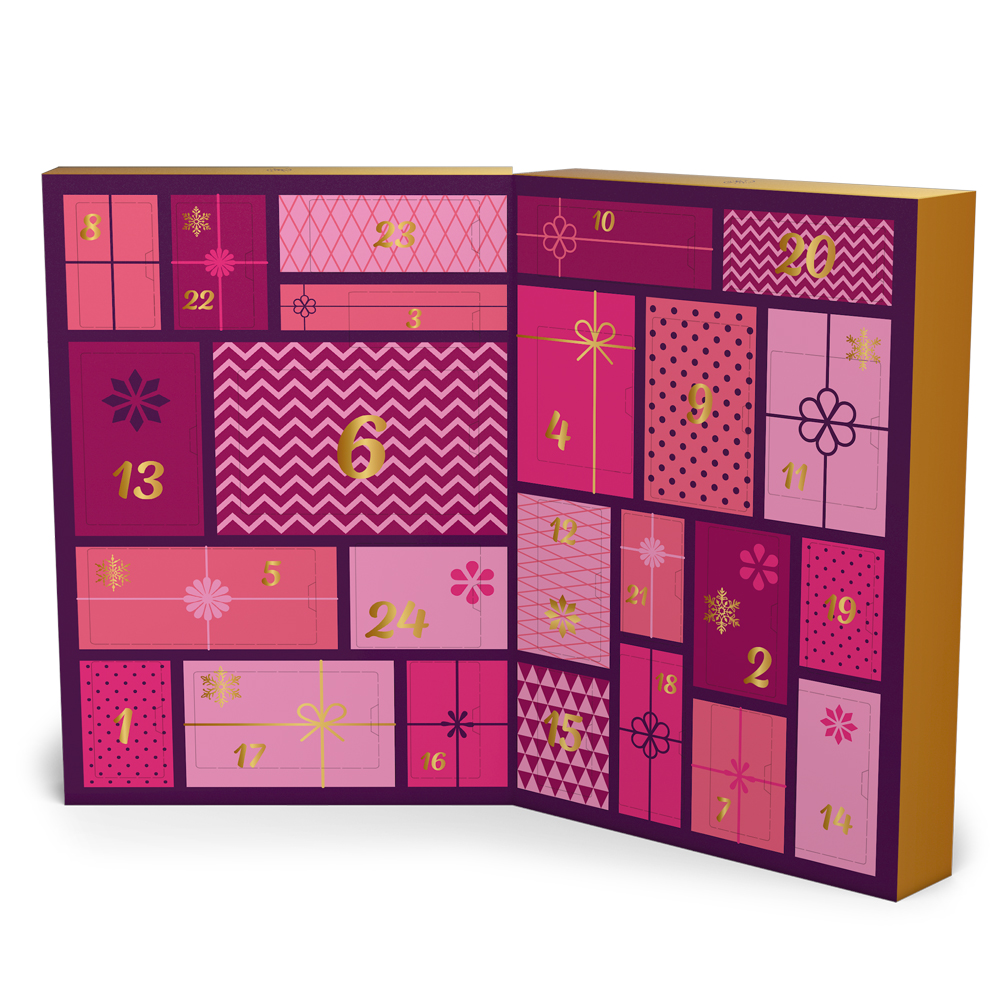 Produktbild Dresdner Essenz Adventskalender 2025 (aufgeklappt)