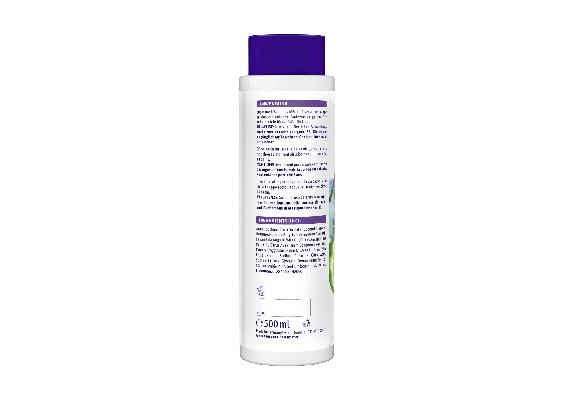 Aroma-Booster Bubble Bath "Keep Calm & Take a Bath"
