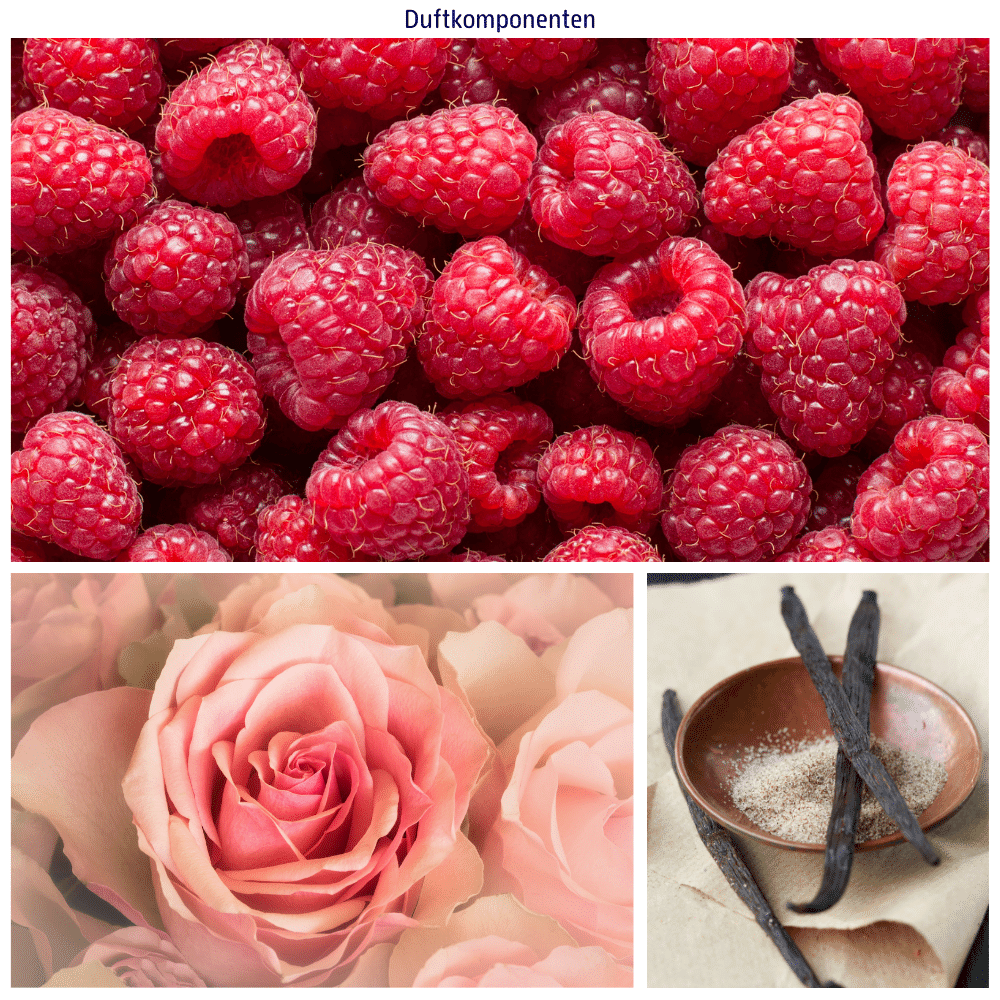 Badeschaum Auf Wolke 7 mit Rose, Himbeere und Vanille