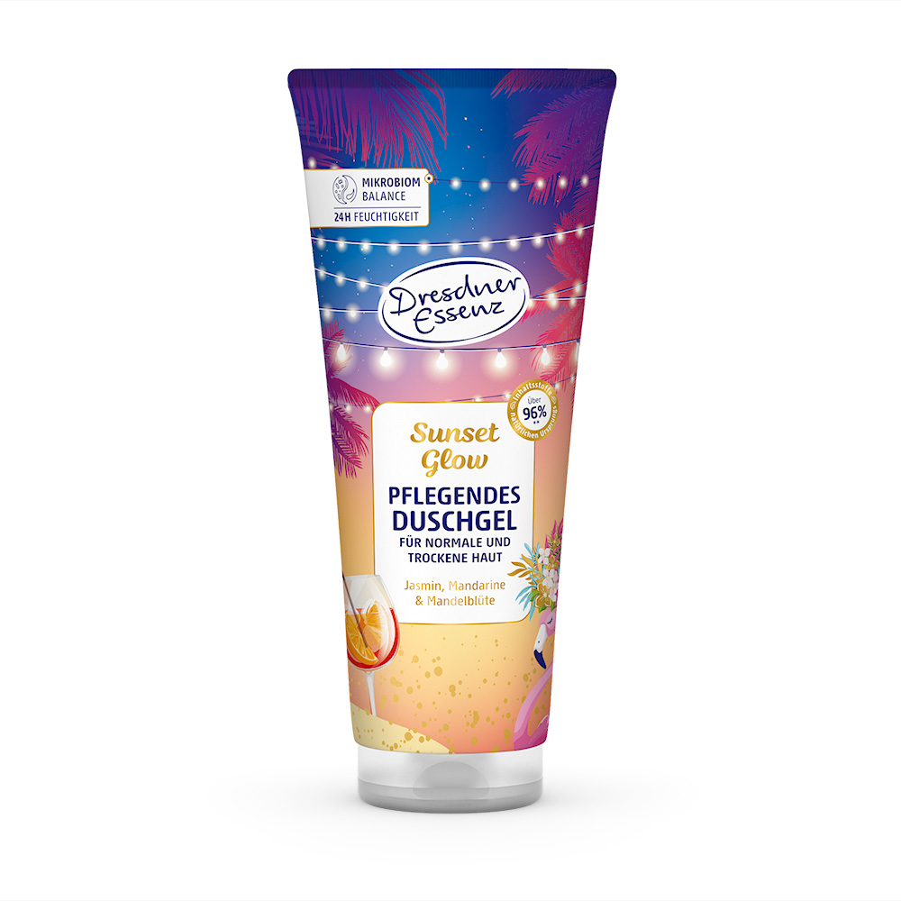 Produktbild Duschgel Sunset Glow (Vorderseite)