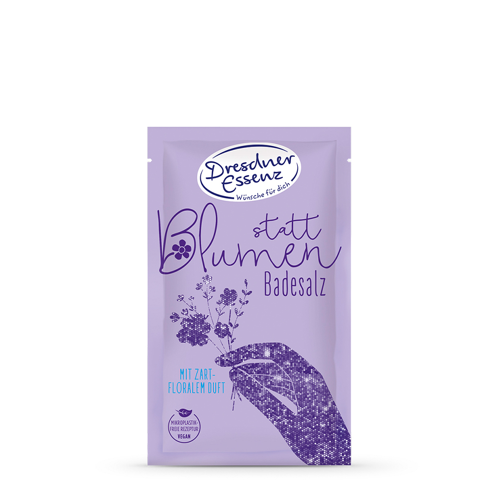 Badesalz statt Blumen