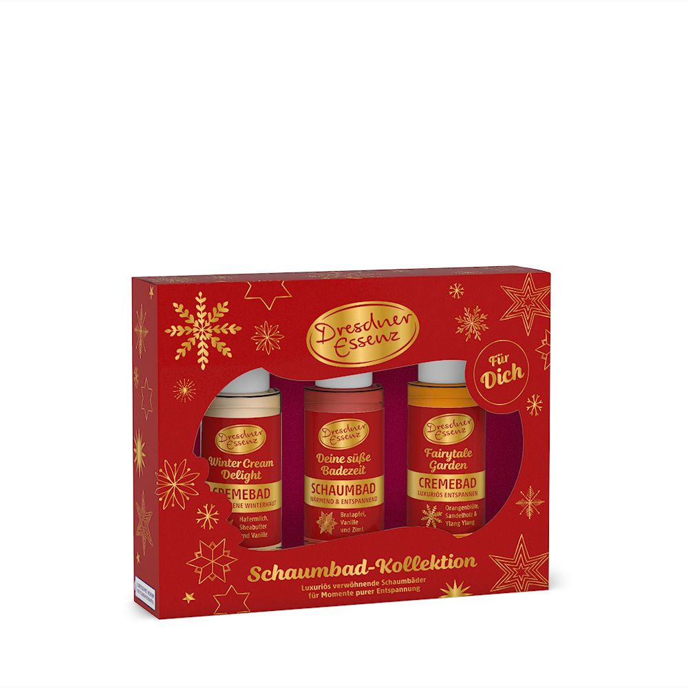 Produktbild Geschenkset Schaumbad Kollektion (Vorderseite)