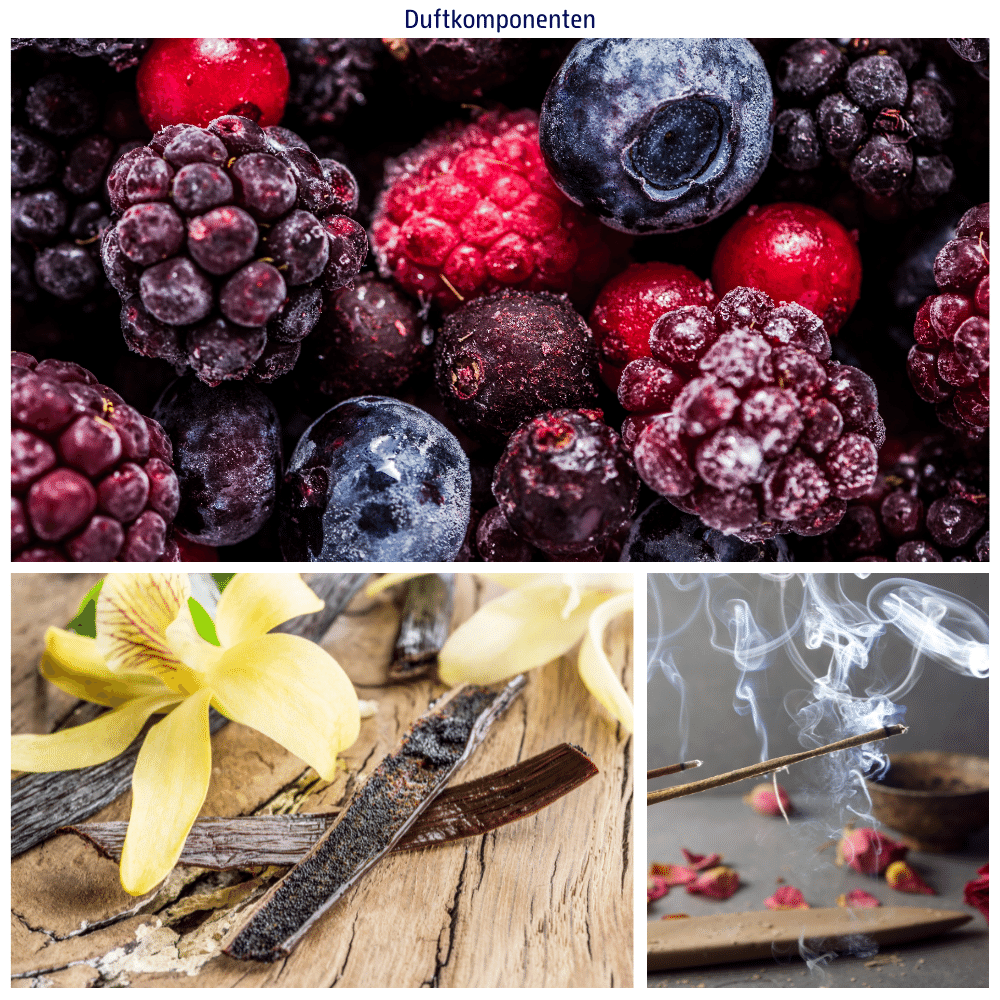 Duftkomponenten Berry Wishes Badeschaum