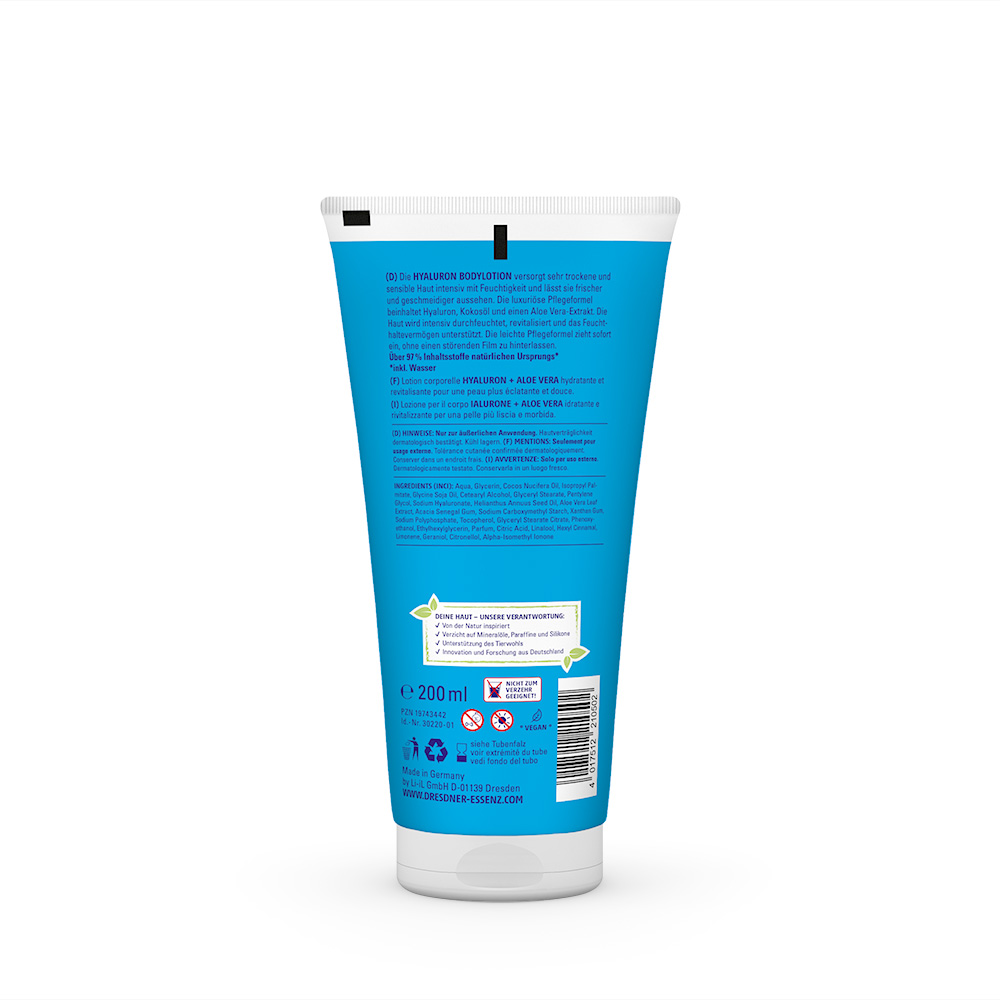 Produktbild Hyaluron Bodylotion (Rueckseite)