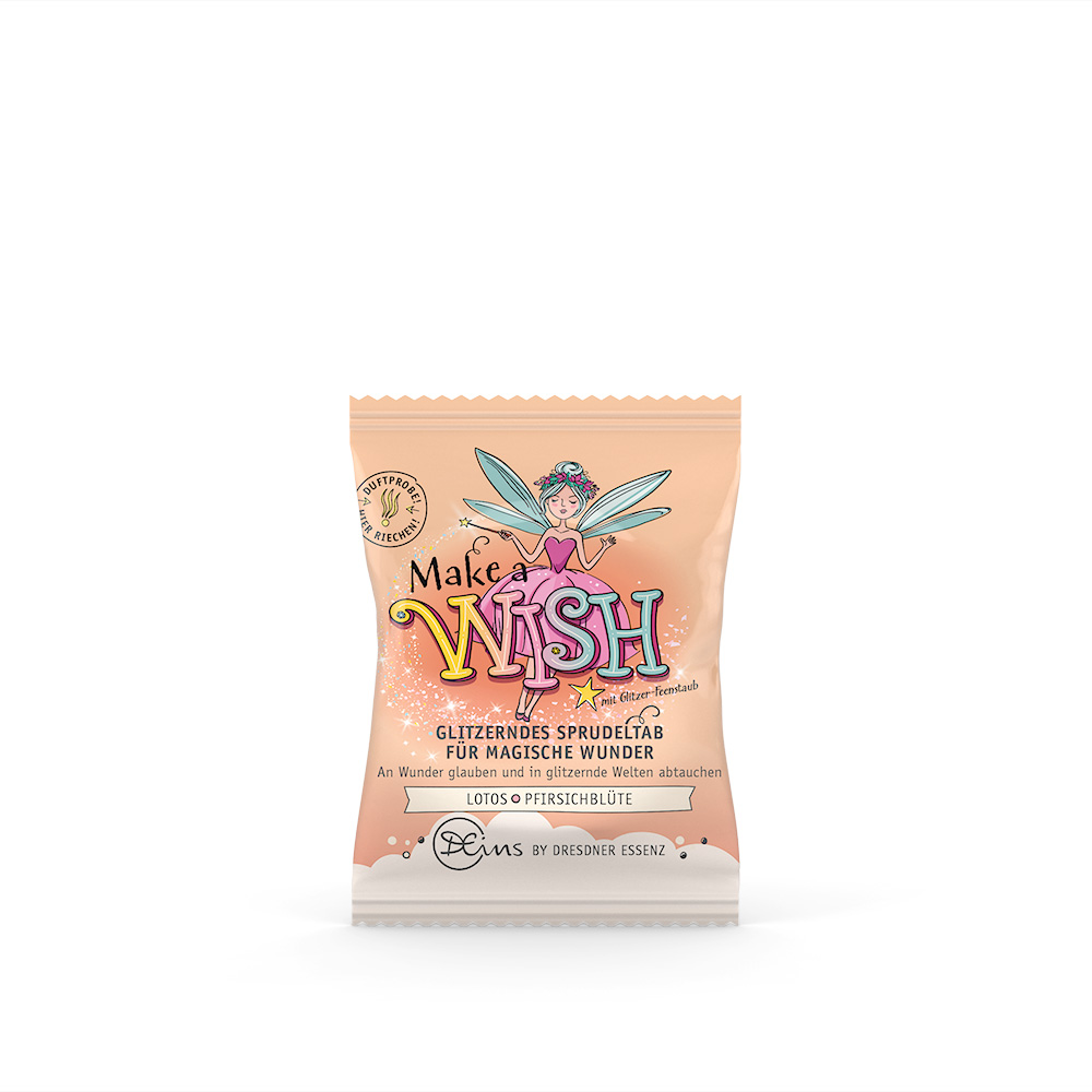 Produktbild Sprudeltab Make a wish (Vorderseite)