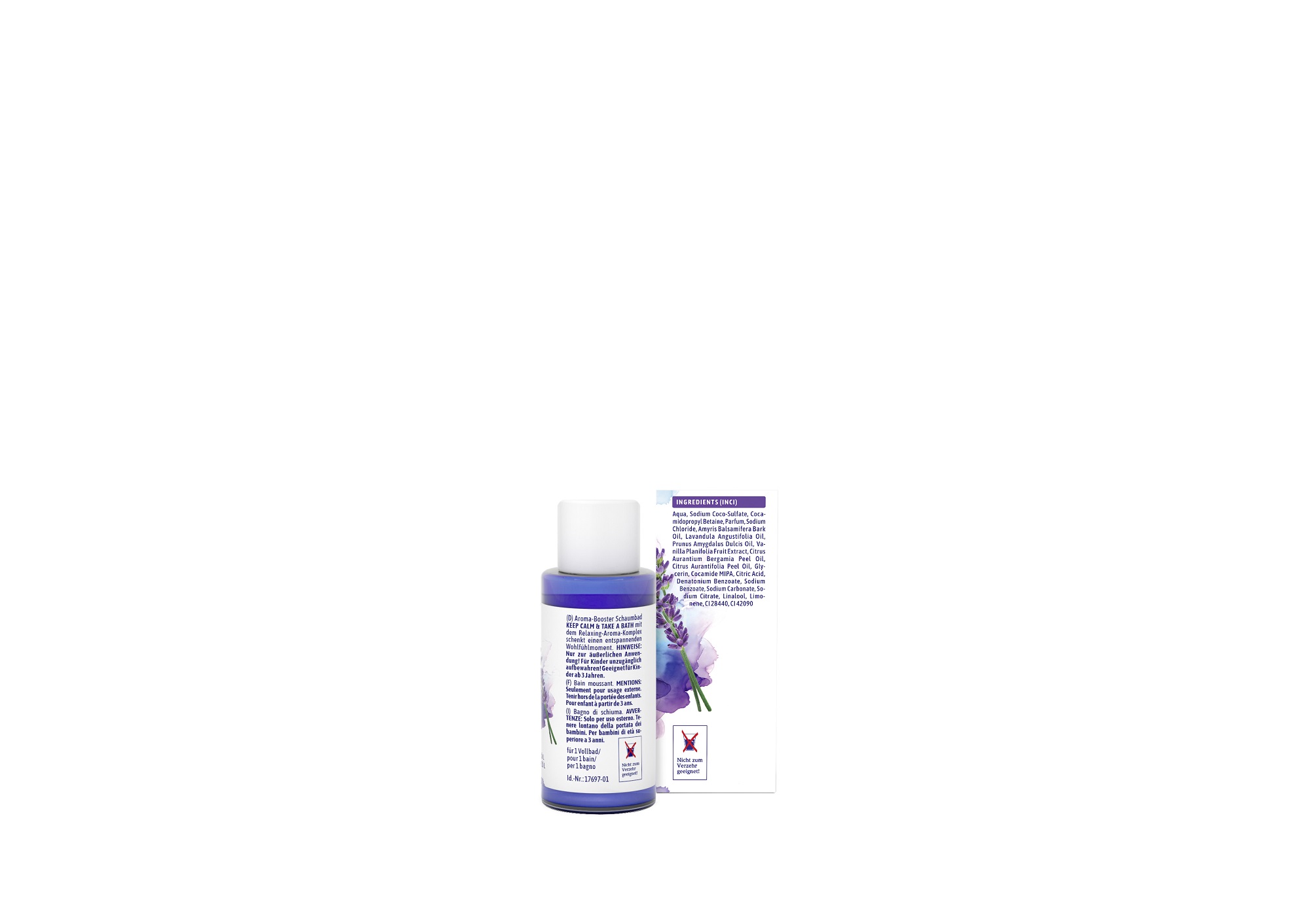 Mini Aroma Booster Foam Bath "Keep Calm and Take a Bath