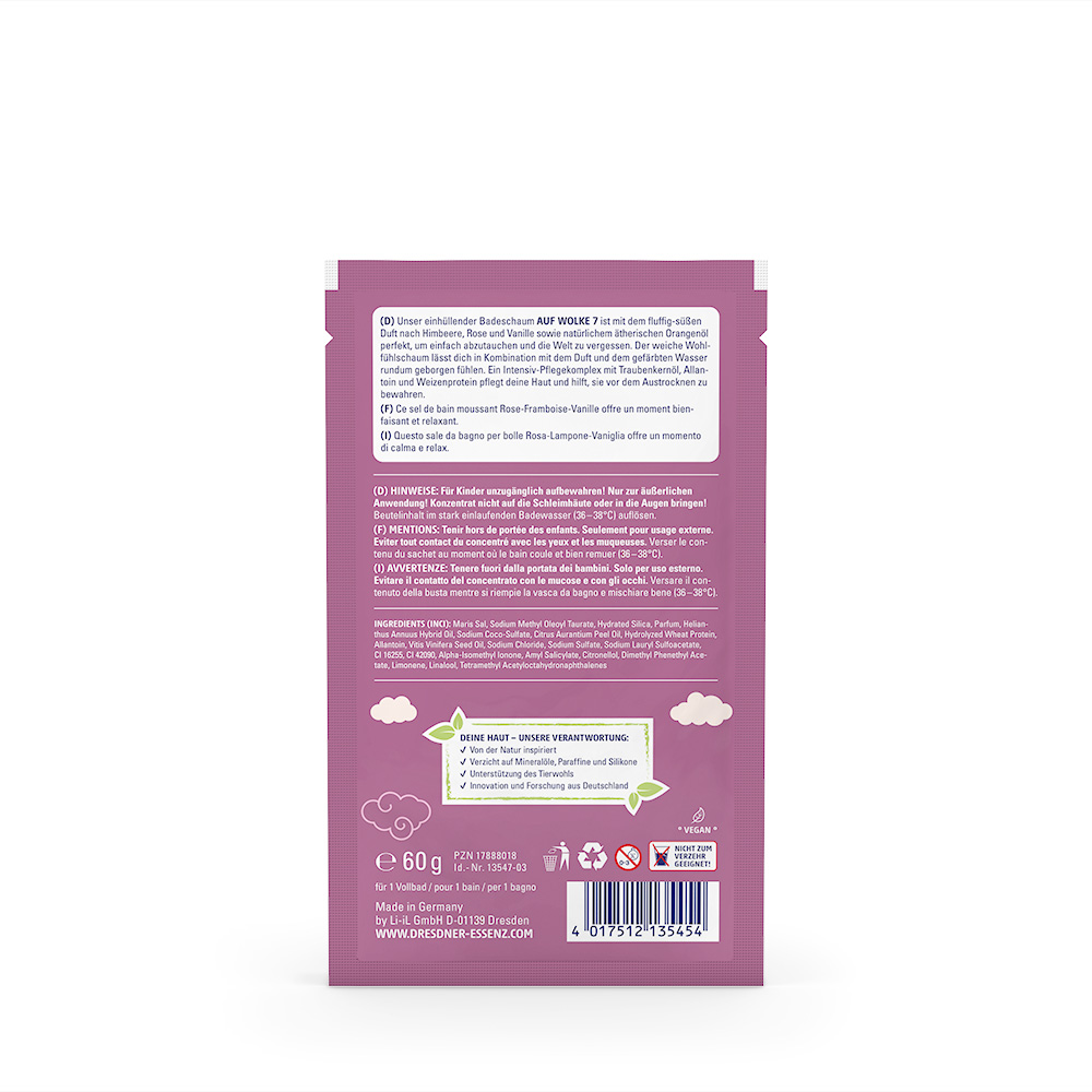 Produktbild Badeschaum Auf Wolke 7 (Rueckseite)