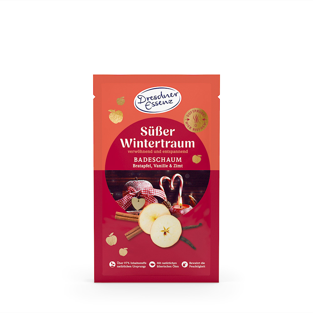 Produktbild Badeschaum Suesser Wintertraum (Vorderseite)
