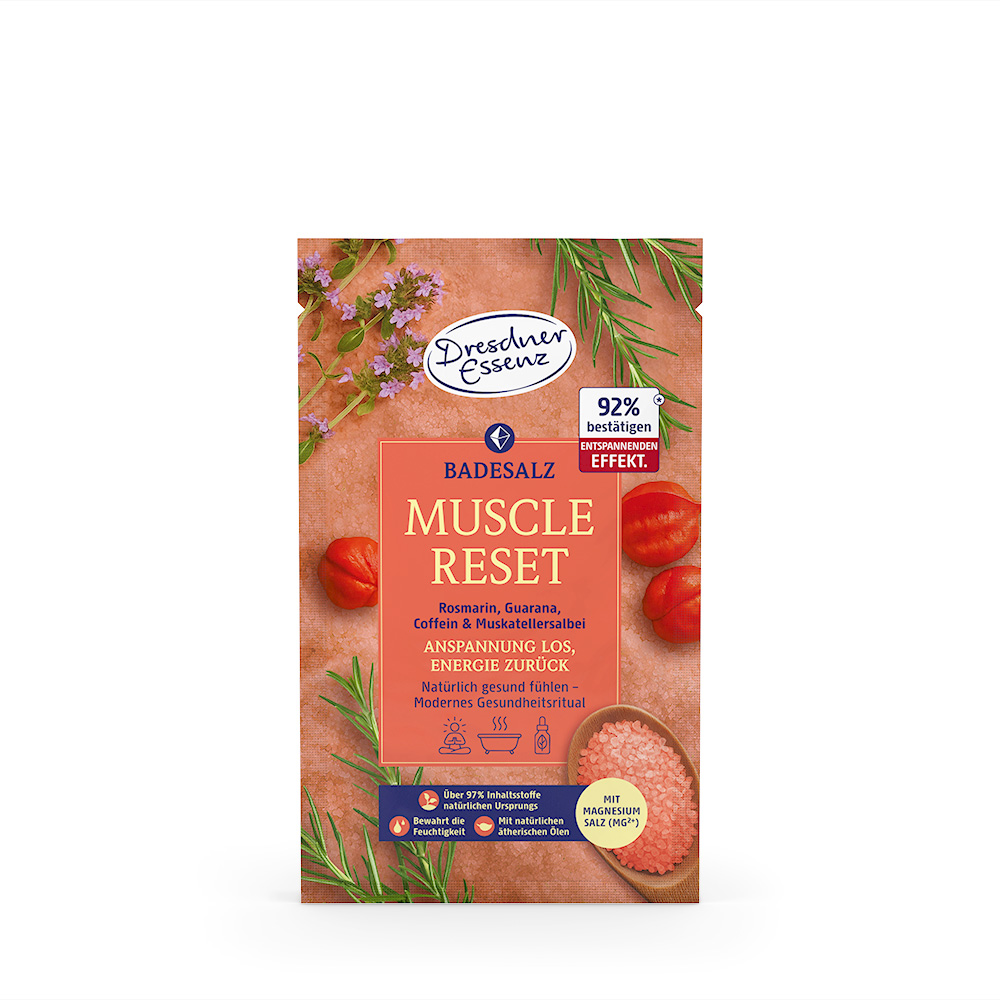 Produktbild Badesalz Muscle Reset (Vorderseite)