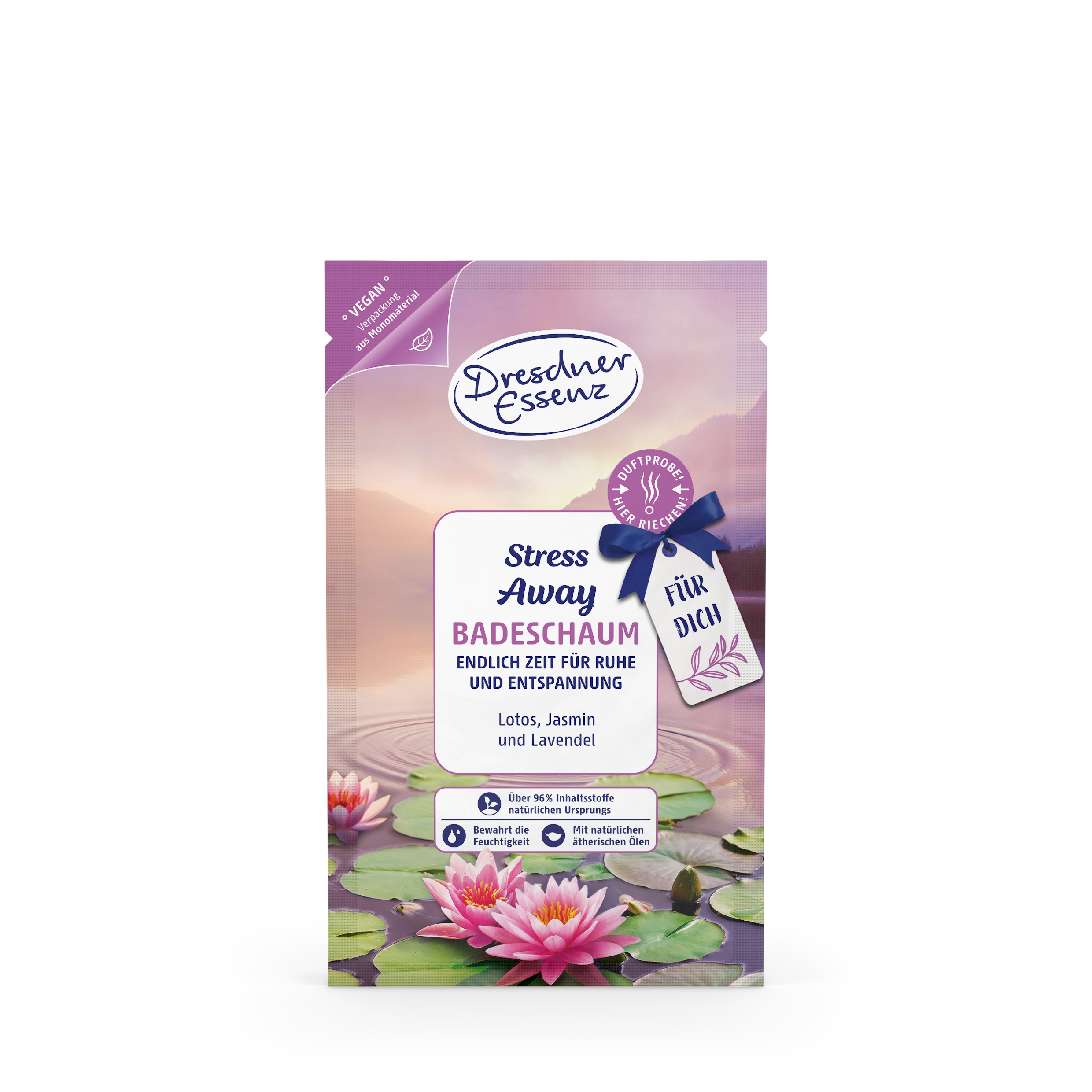 Produktbild Badeschaum Stress Away (Vorderseite)
