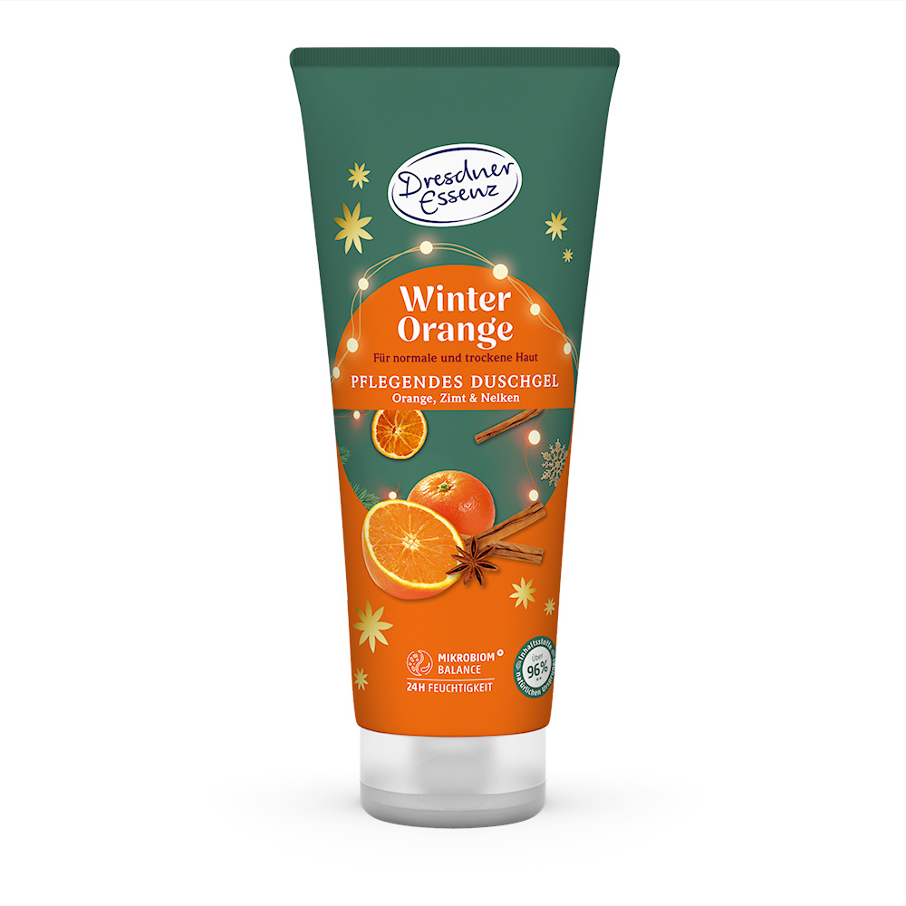 Produktbild Duschgel Winter-Orange (Vorderseite)