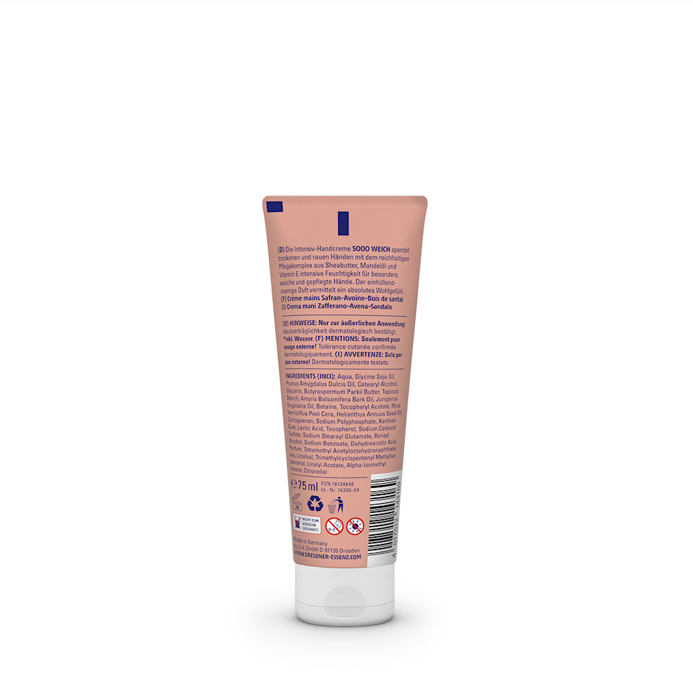 Produktabbildung Handcreme Sooo weich (Rueckseite)