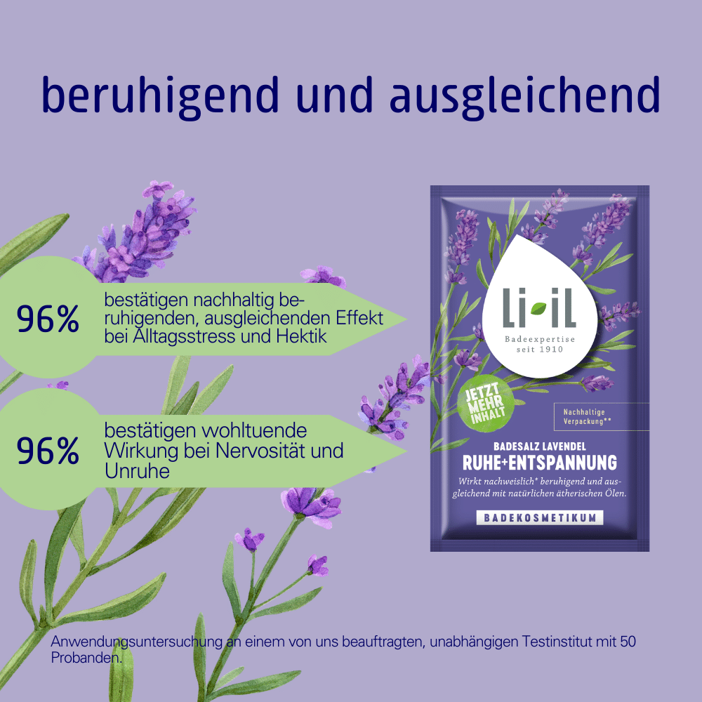 entspannender Badezusatz bei Unruhe und Nervosität