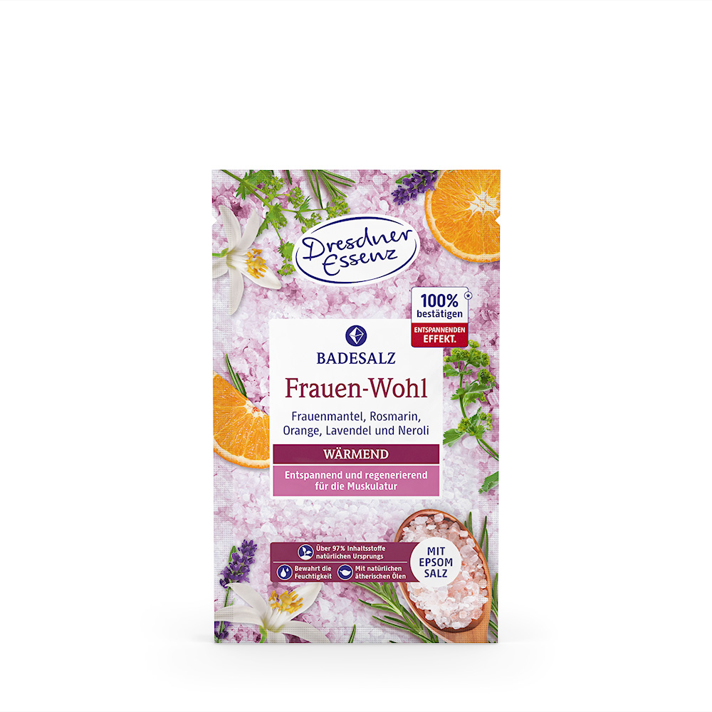 Produktbild Badesalz Frauen-Wohl (Vorderseite)