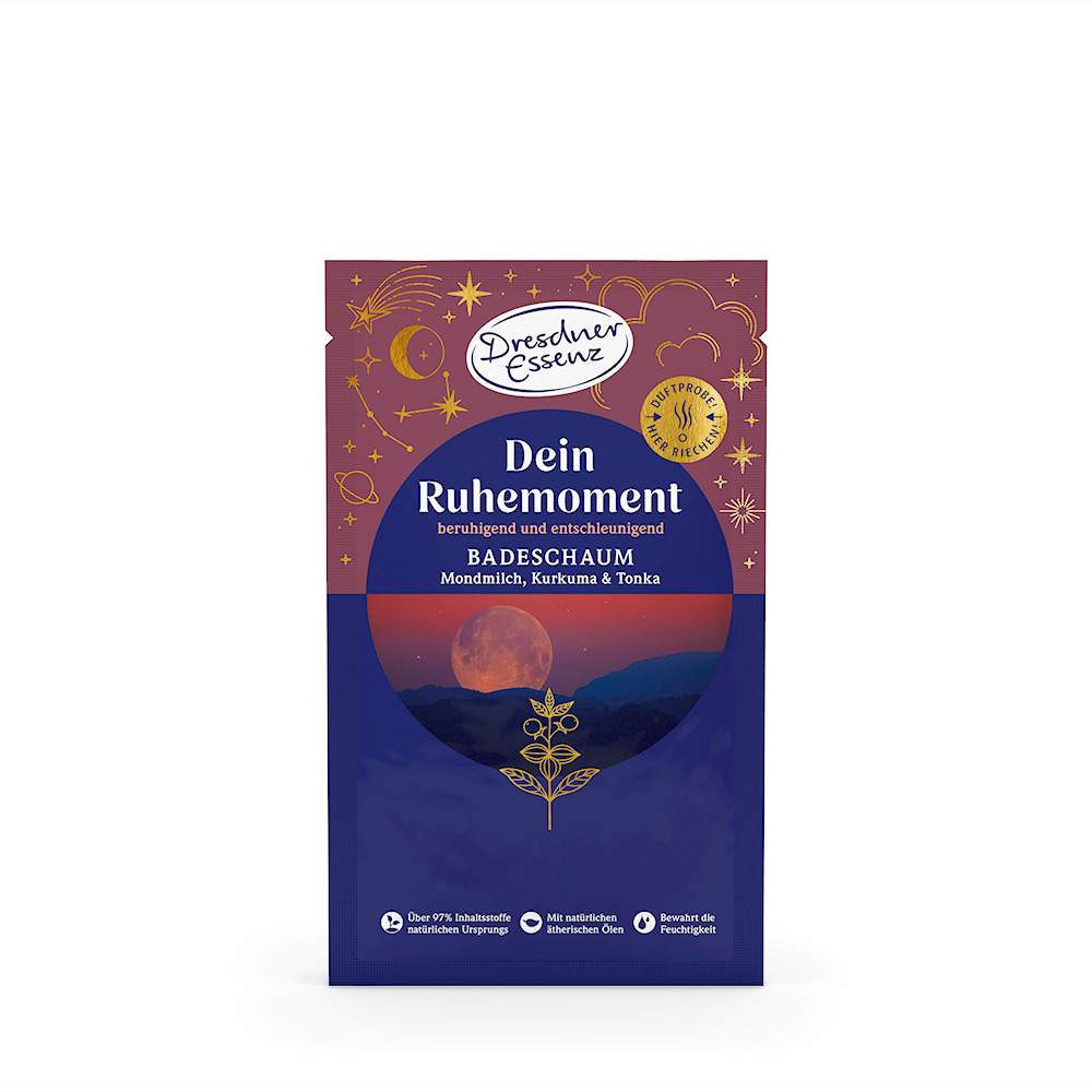 Produktbild Badeschaum Dein Ruhemoment (Vorderseite)
