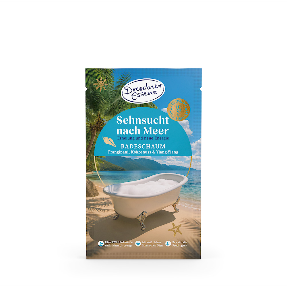 Produktbild Badeschaum Sehnsucht nach Meer (Vorderseite)