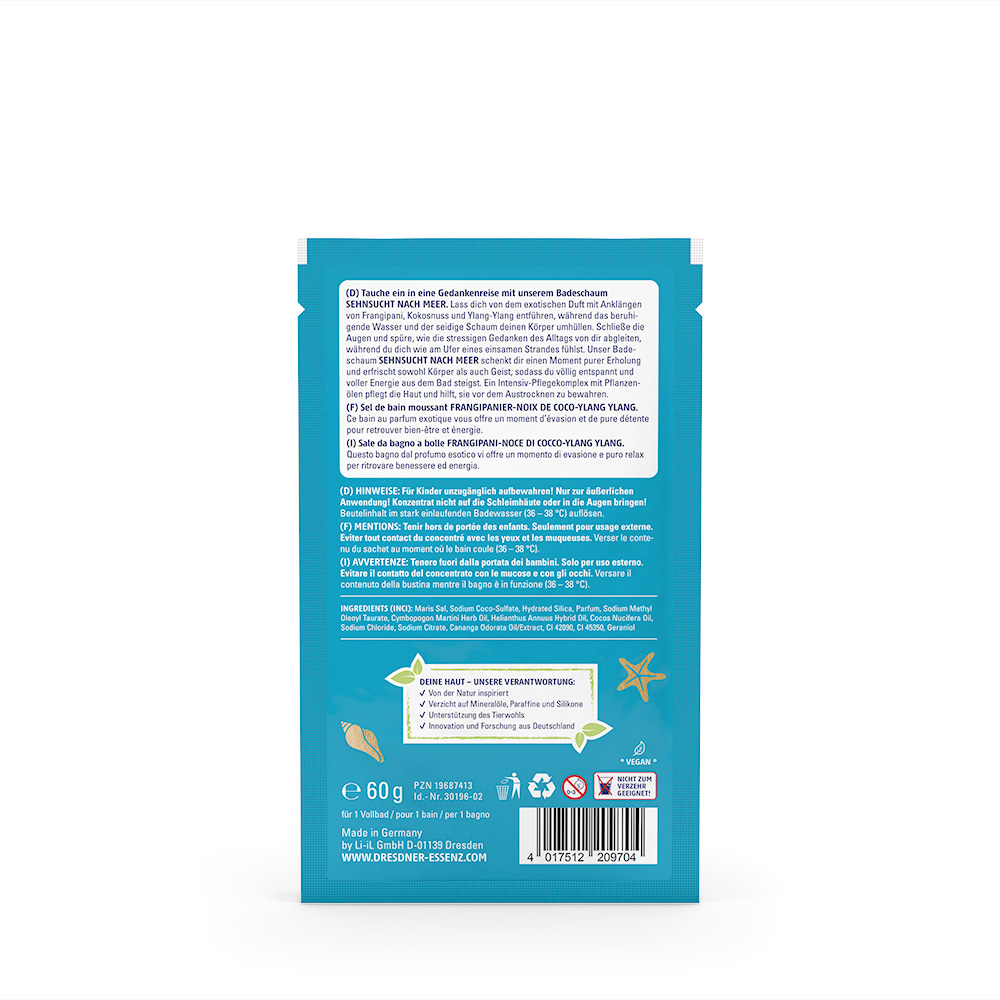 Produktbild Badeschaum Sehnsucht nach Meer (Rueckseite)