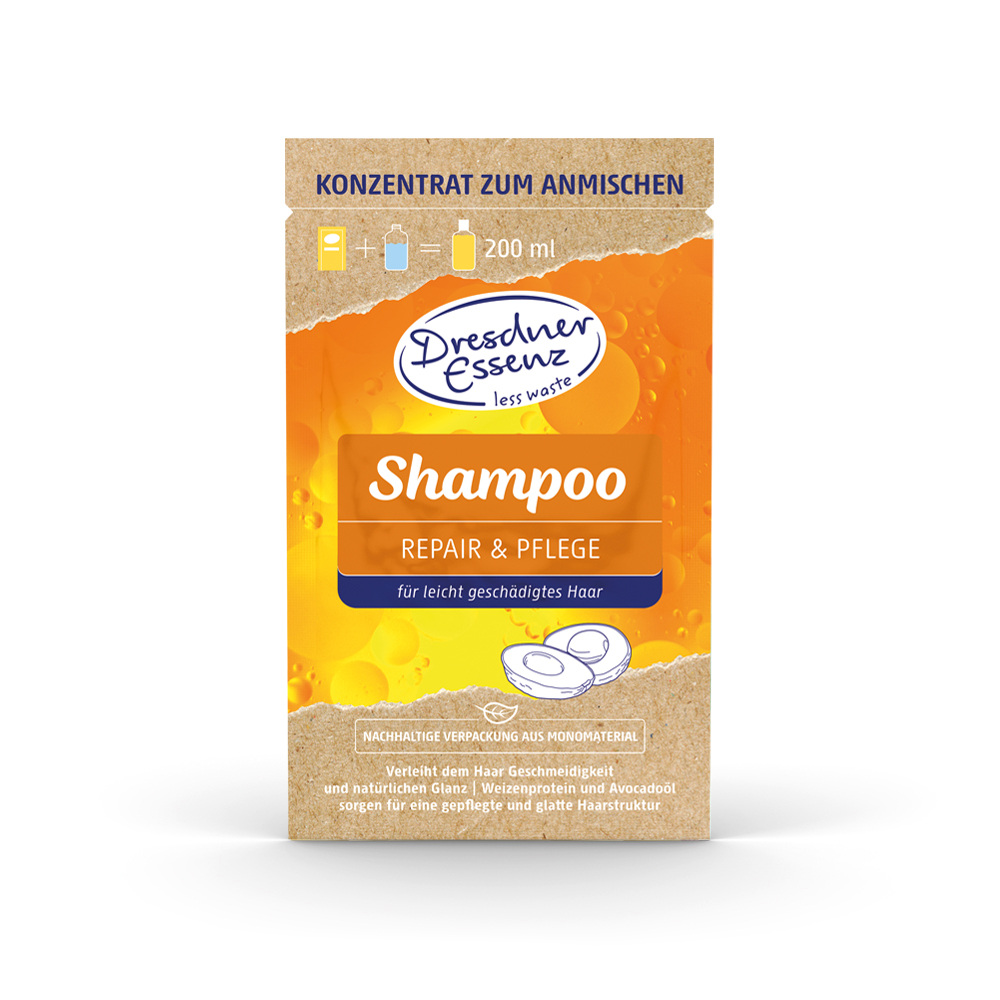 Produktbild Shampoo Konzentrat Repair und Pflege (Vorderseite)