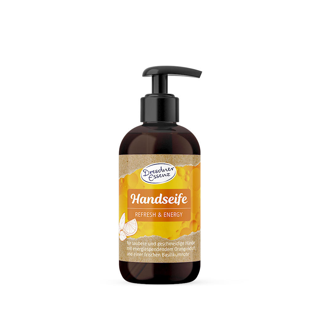Produktbild Handseife Refresh und Energy (Vorderseite)