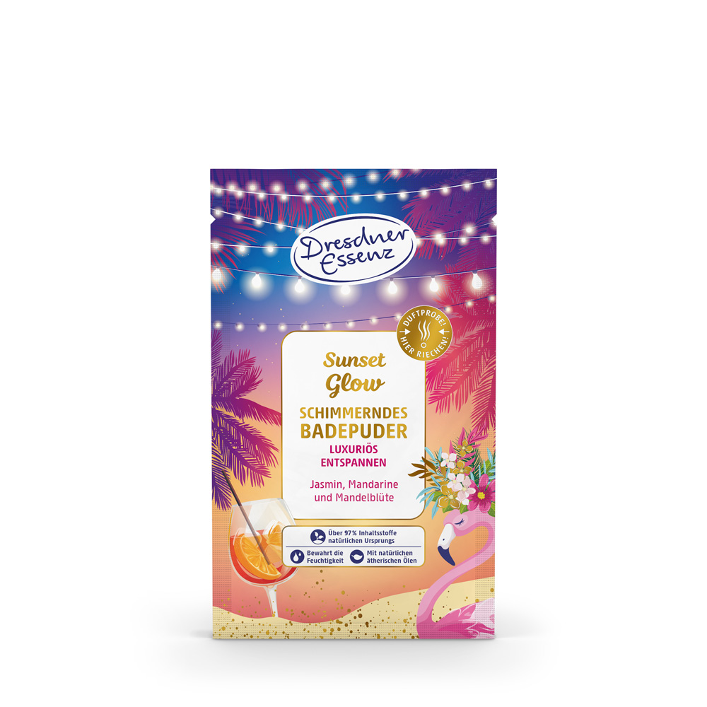 Shimmering Bath Powder Sunset Glow