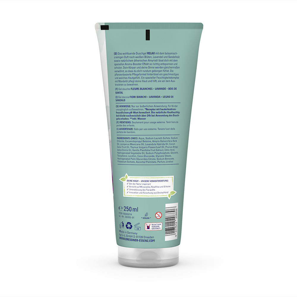 Relax Aroma Booster Shower Gel 250ml