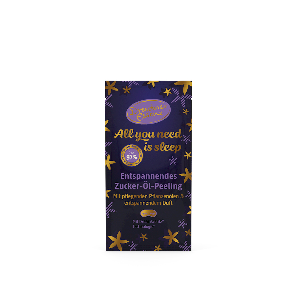Produktabbildung Zucker-Oel-Peeling All you need is sleep (Vorderseite)