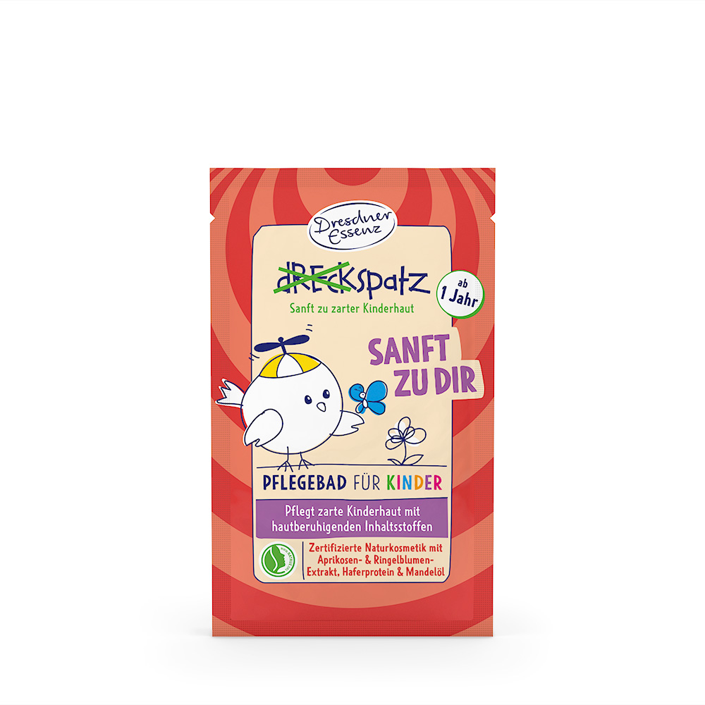 Produktbild Dreckspatz Pflegebad Sanft zu dir (Vorderseite)