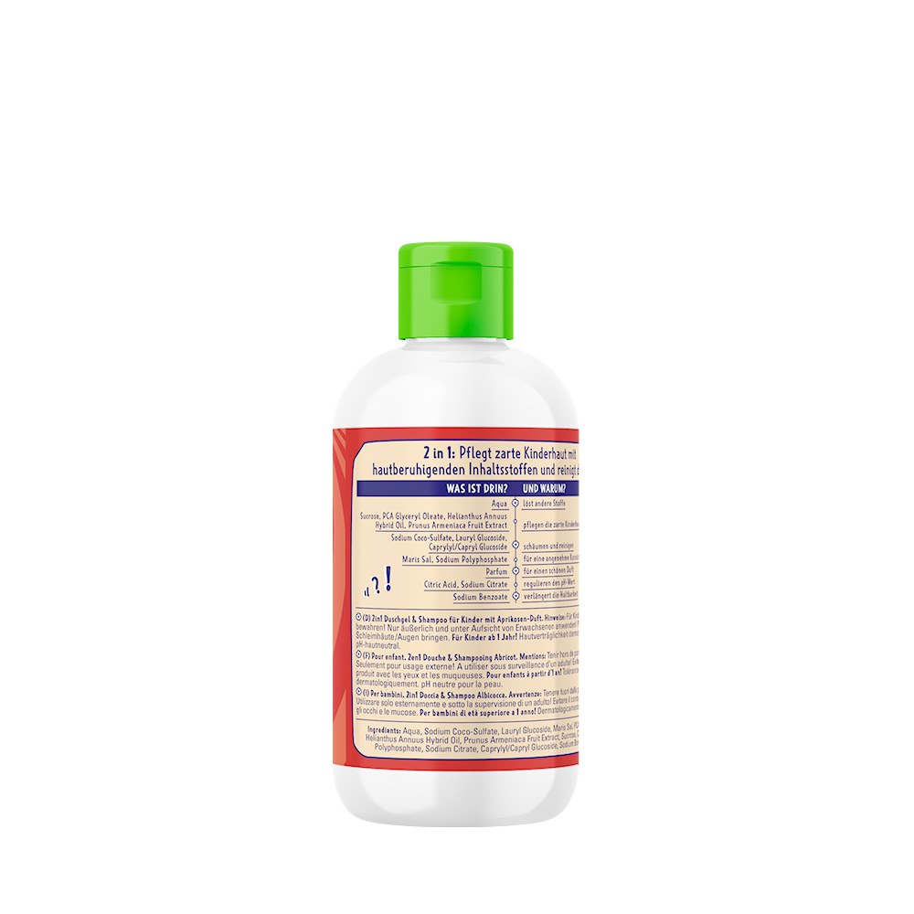 Produktbild Dreckspatz Duschgel Sanft zu dir (Rückseite)