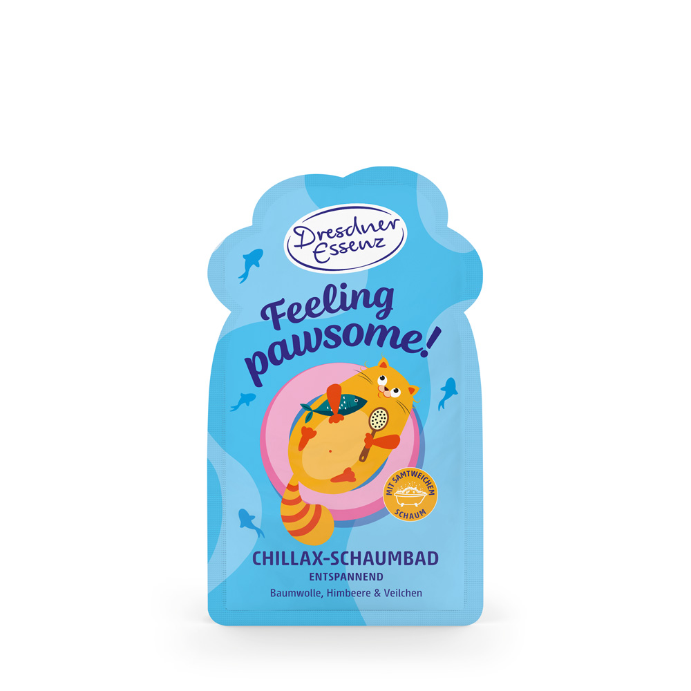 Produktbild Chillax Schaumbad Feeling pawsome! (Vorderseite)