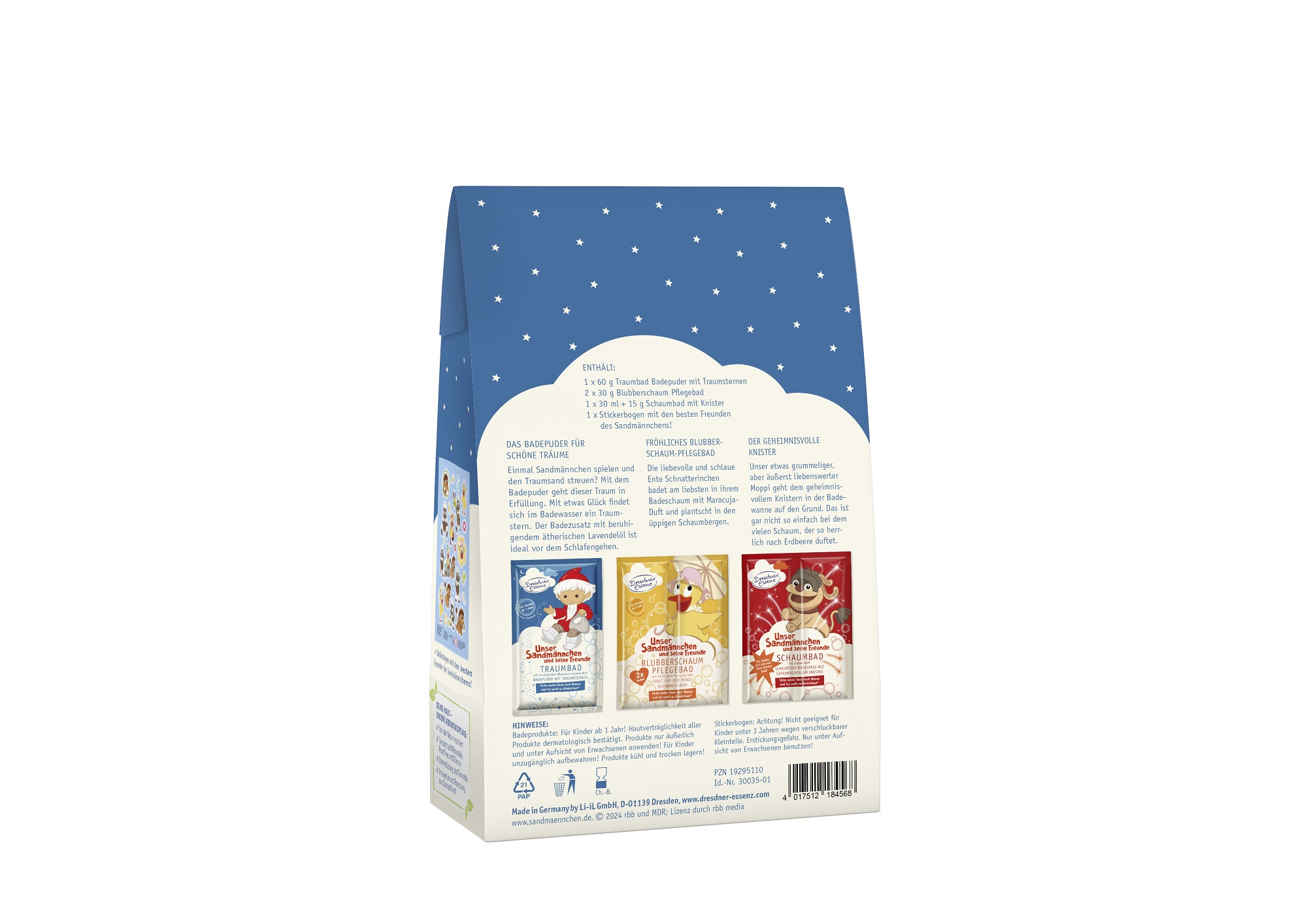 Unser Sandmännchen Geschenkset Badespaß