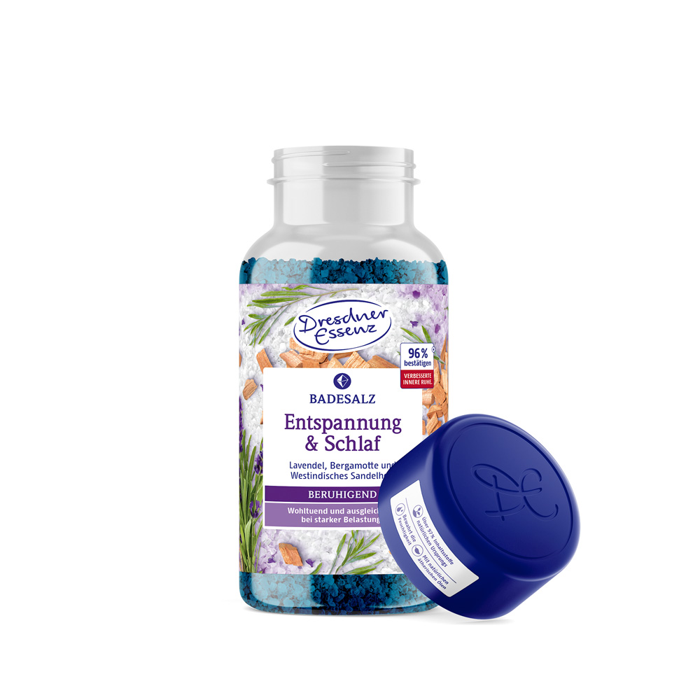 Produktbild Badesalz Entspannung & Schlaf 600g (Vorderseite)