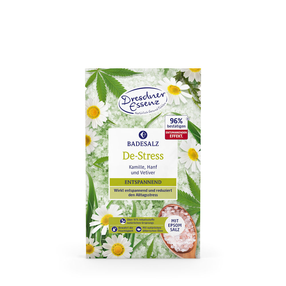 Produktbild Badesalz De-Stress (Vorderseite)