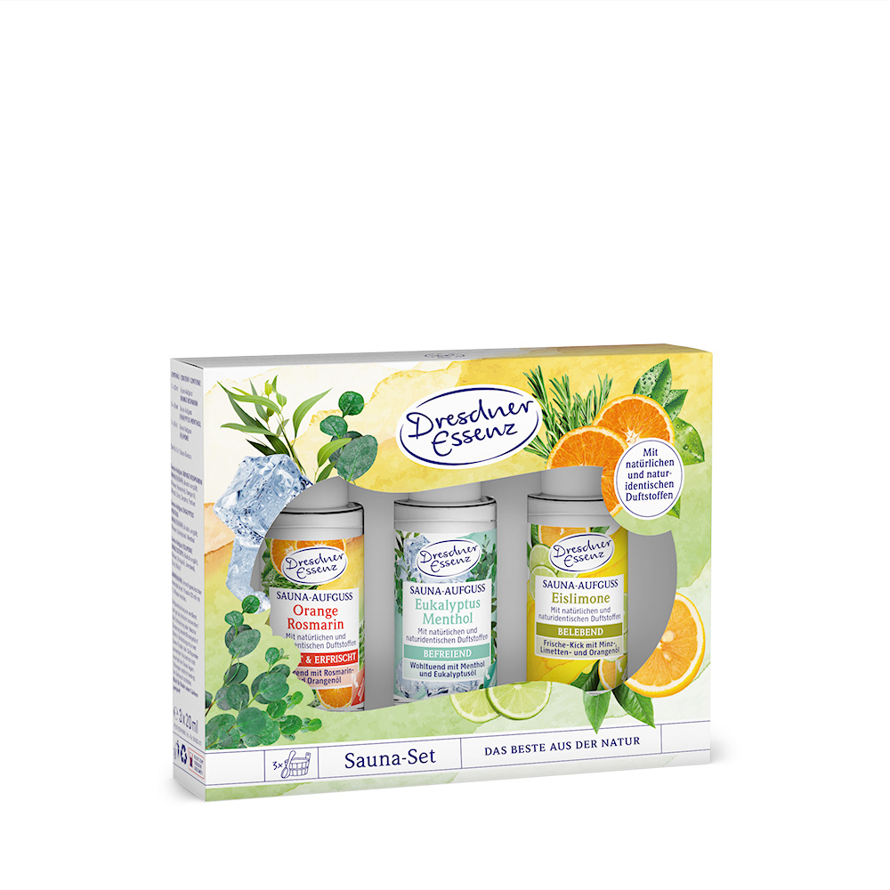Produktbild Sauna-Set 3x20ml (Vorderseite)