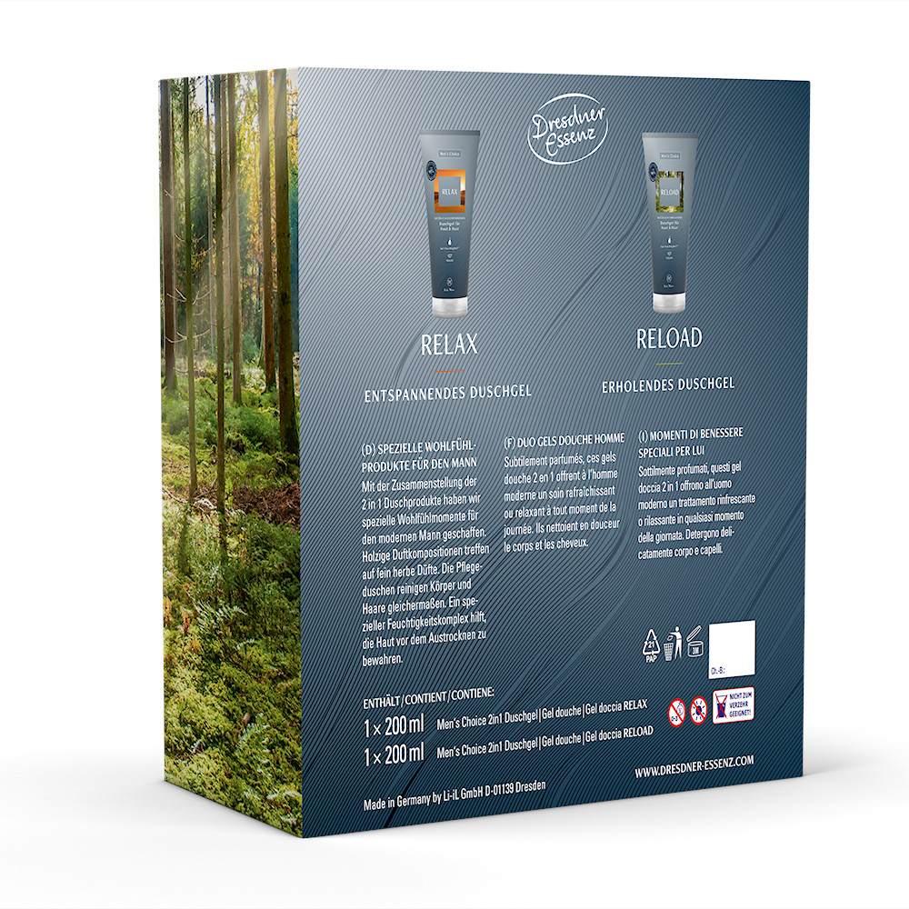 Produktbild Geschenkset Men's Choice (Rückseite)