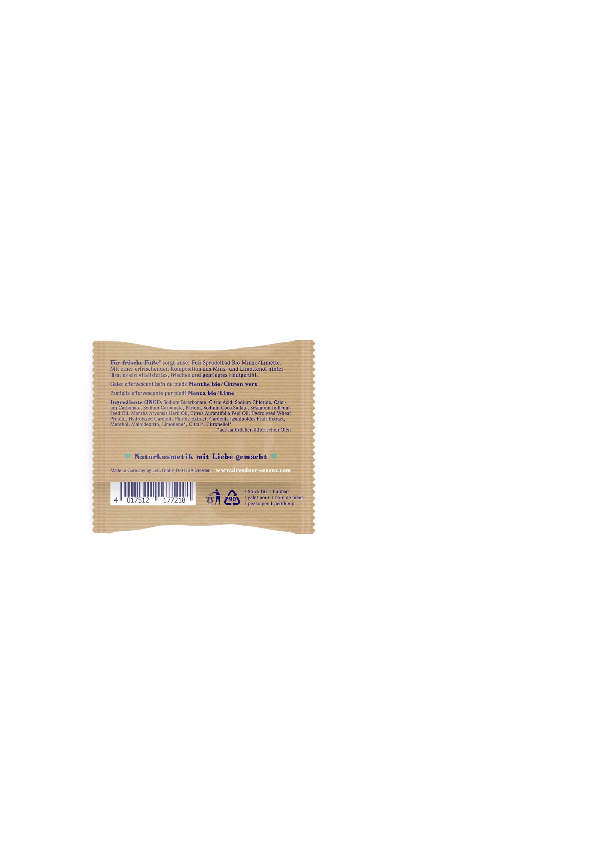 Foot Care Sparkling Bath Bio-Mint & Lime