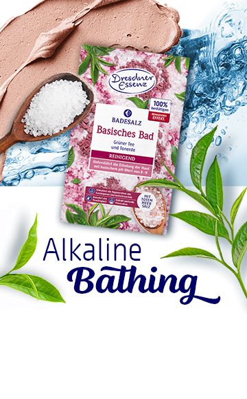 Alkaline Bathing for healthy skin